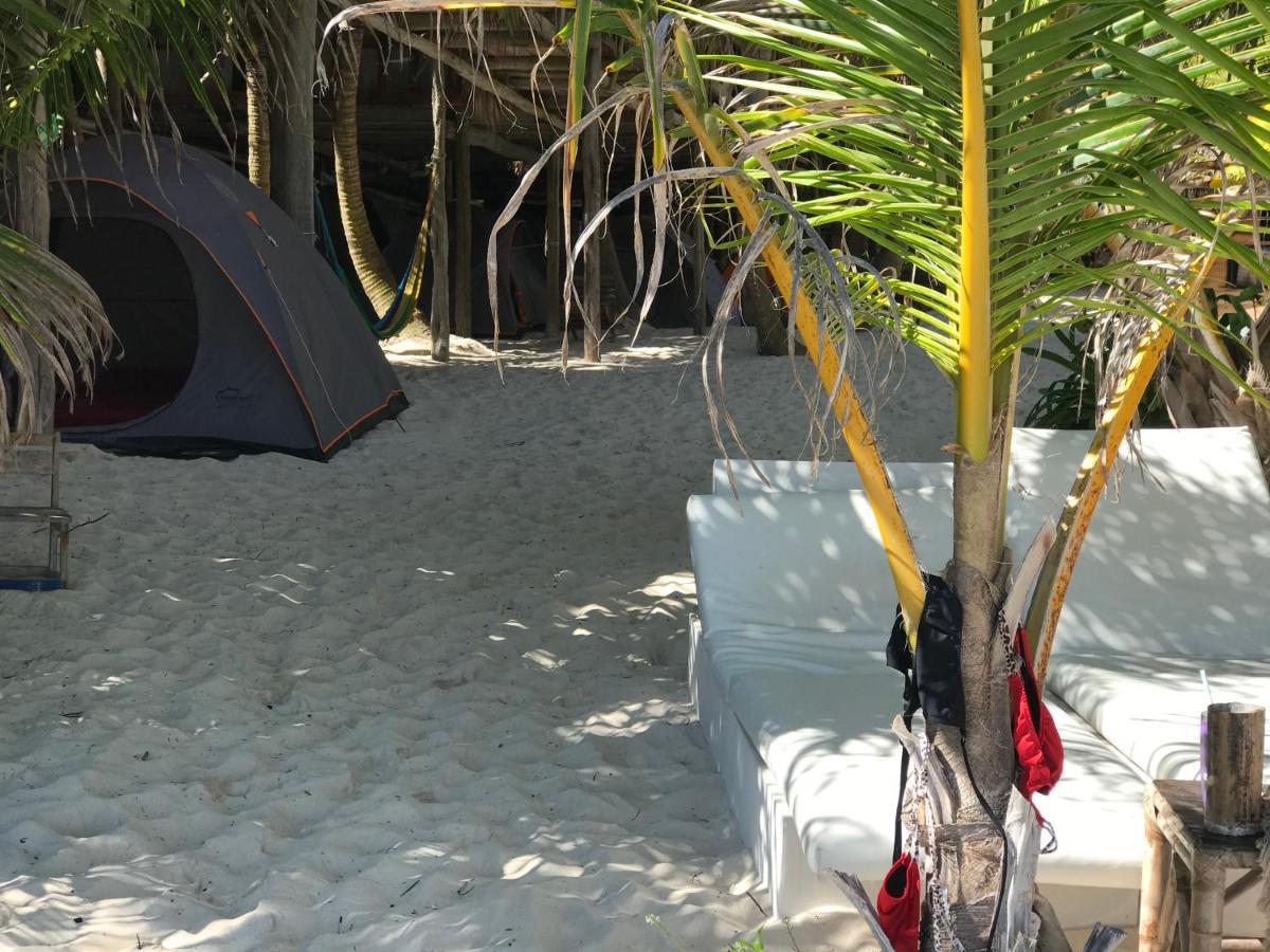 טולום Chavez Eco Beach Camping And Cabanas מראה חיצוני תמונה