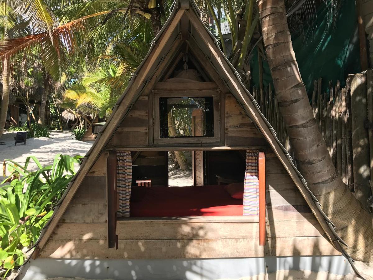 טולום Chavez Eco Beach Camping And Cabanas מראה חיצוני תמונה