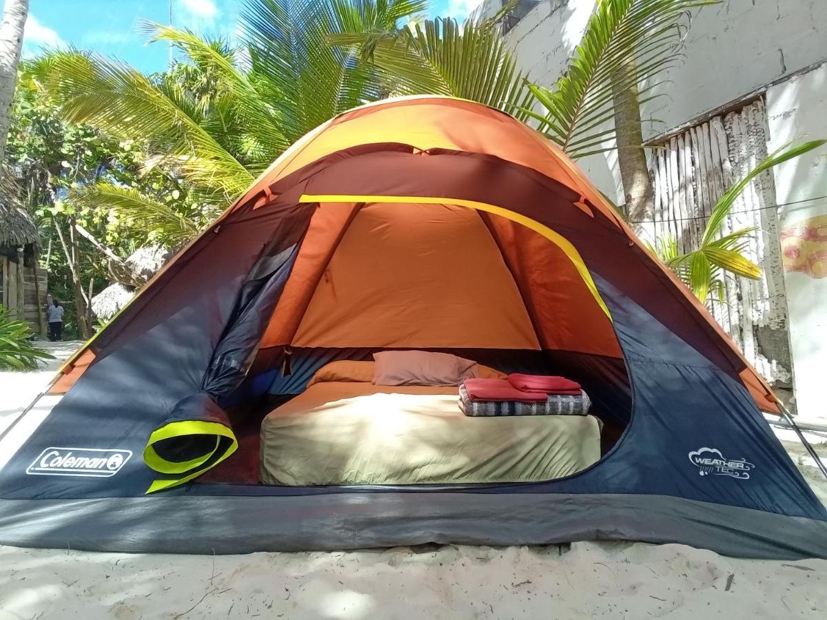 טולום Chavez Eco Beach Camping And Cabanas מראה חיצוני תמונה
