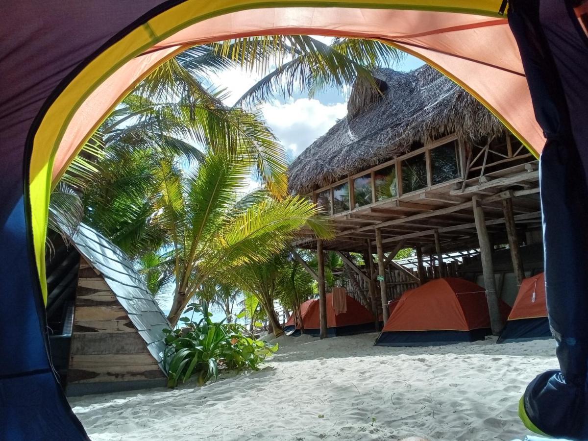 טולום Chavez Eco Beach Camping And Cabanas מראה חיצוני תמונה