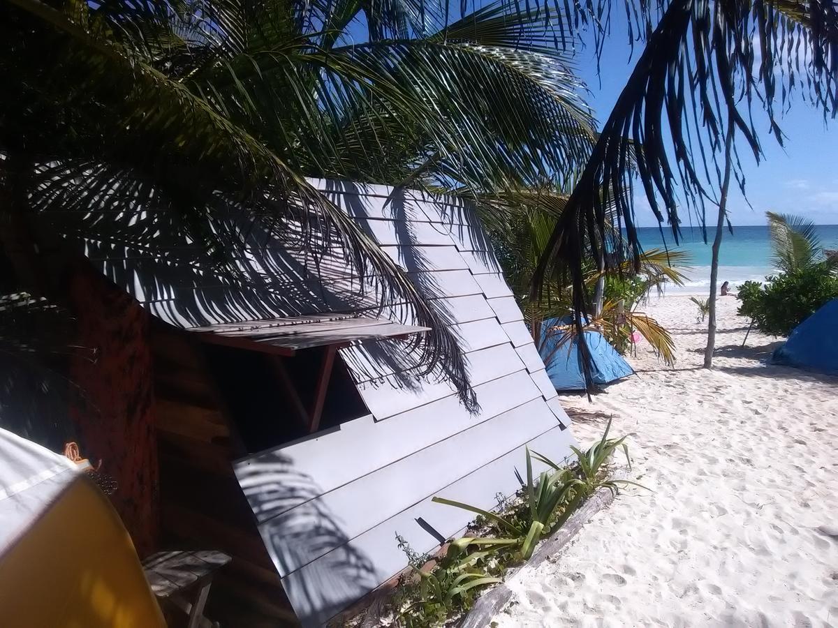 טולום Chavez Eco Beach Camping And Cabanas מראה חיצוני תמונה